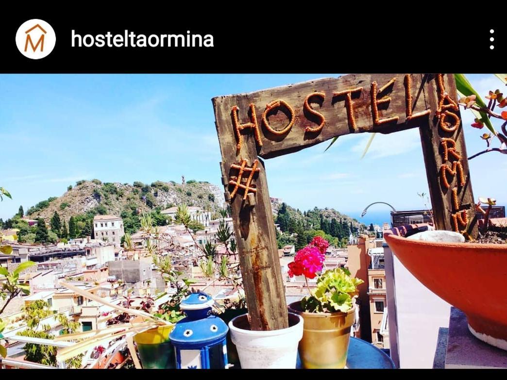 "Little Sicilian Home"-Room With A Private Bathroom & Kitchen -Fridge - And Shared A Beautiful Terrace On Hostel Taormina Center Exteriör bild